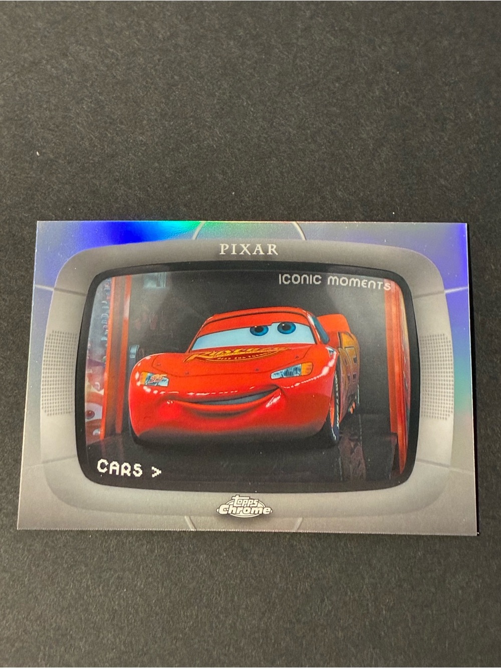 2026 Disney Topps Chrome IM-13 Speed I Am Speed Lightning McQueen Iconic Moments